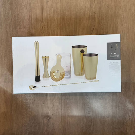 Gold 7- Piece Bar Essentials Set