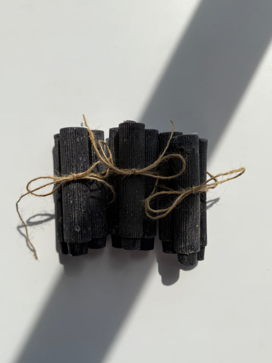 Black Taper Set of 3