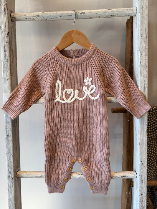 Love Sweater Toddler Outfit