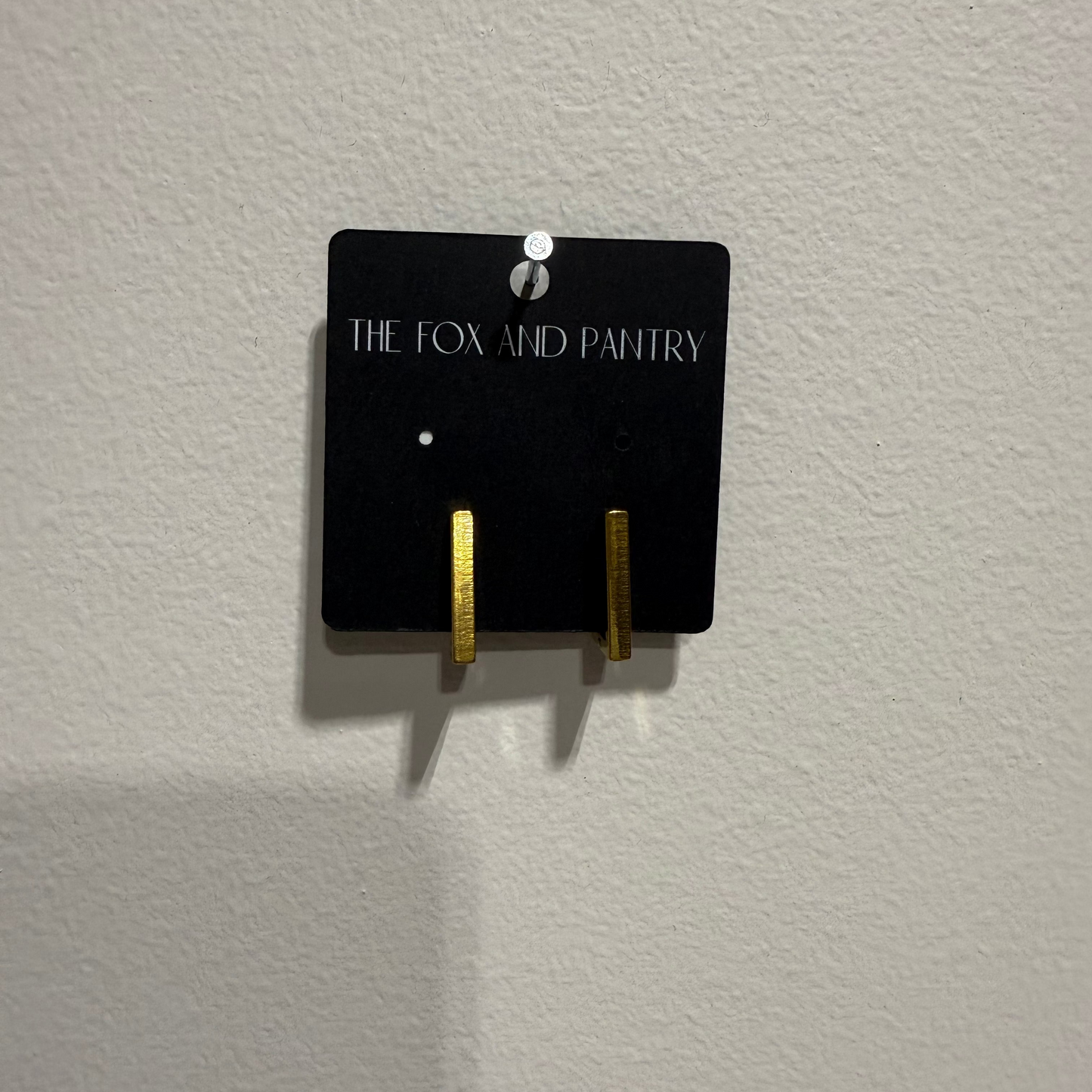 Sq. Gold Clicker Hoop