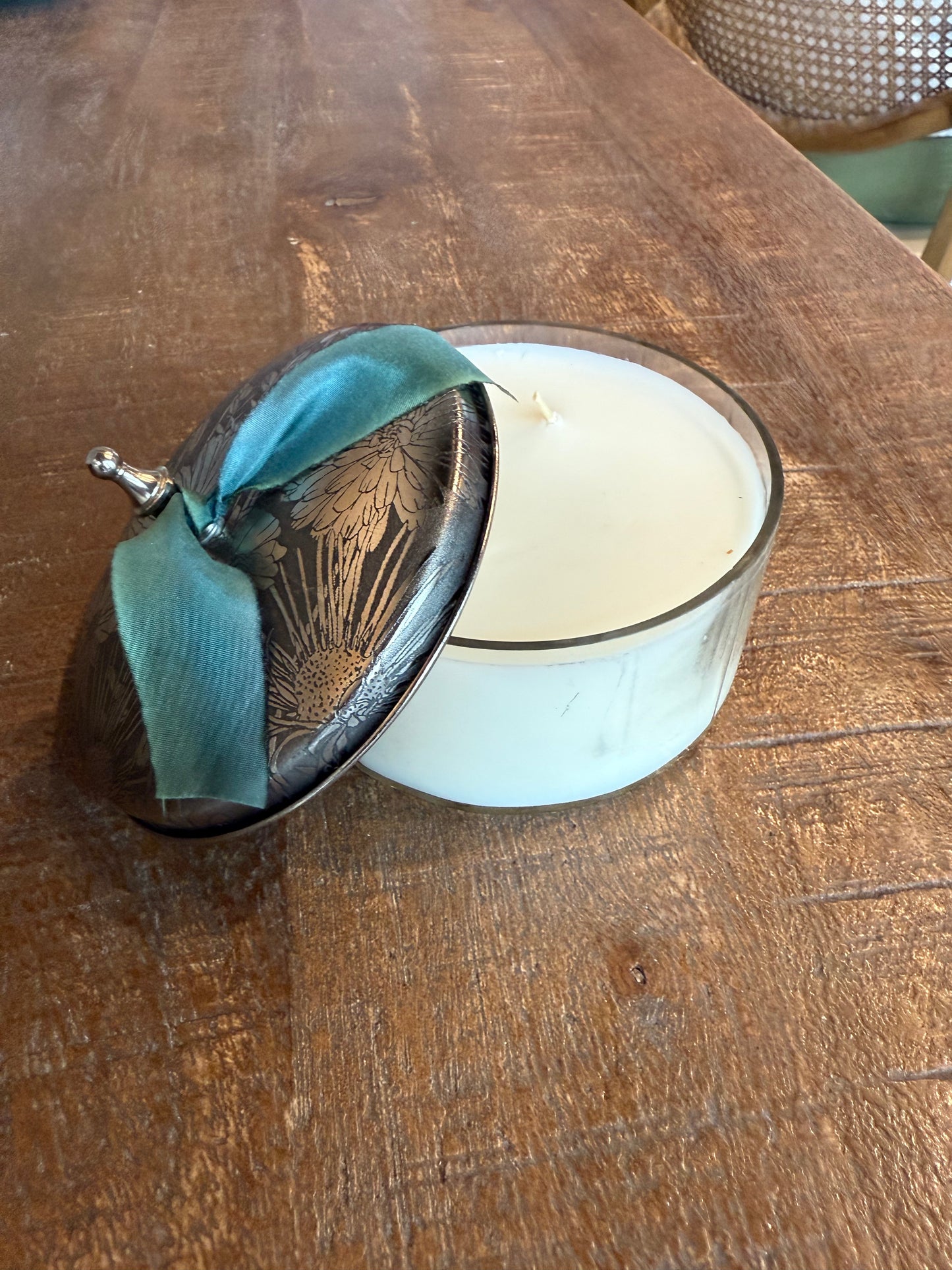 Wild Dahlia Jars, 12 oz  SUGARED LEMON