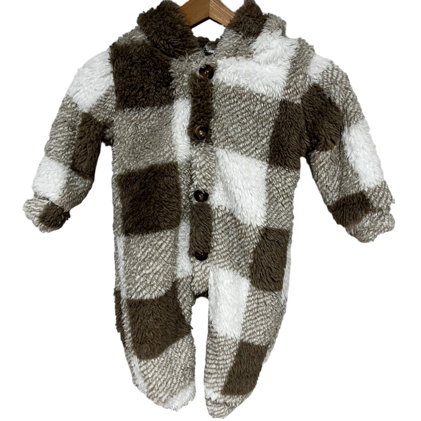 Teddy Plaid Onesie
