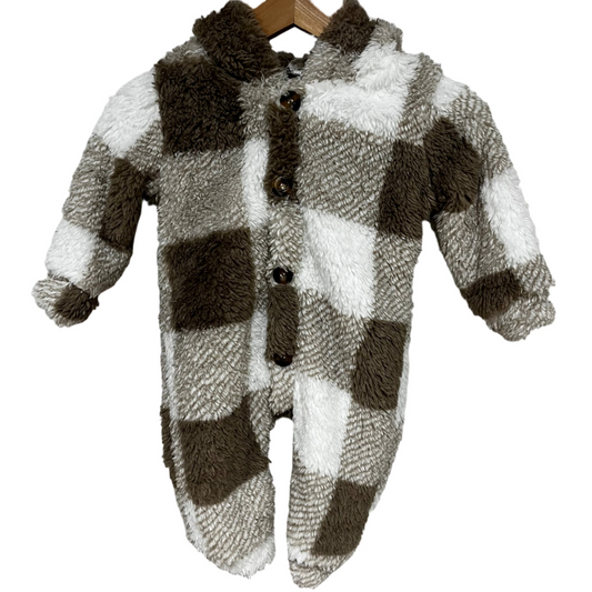 Teddy Plaid Onesie
