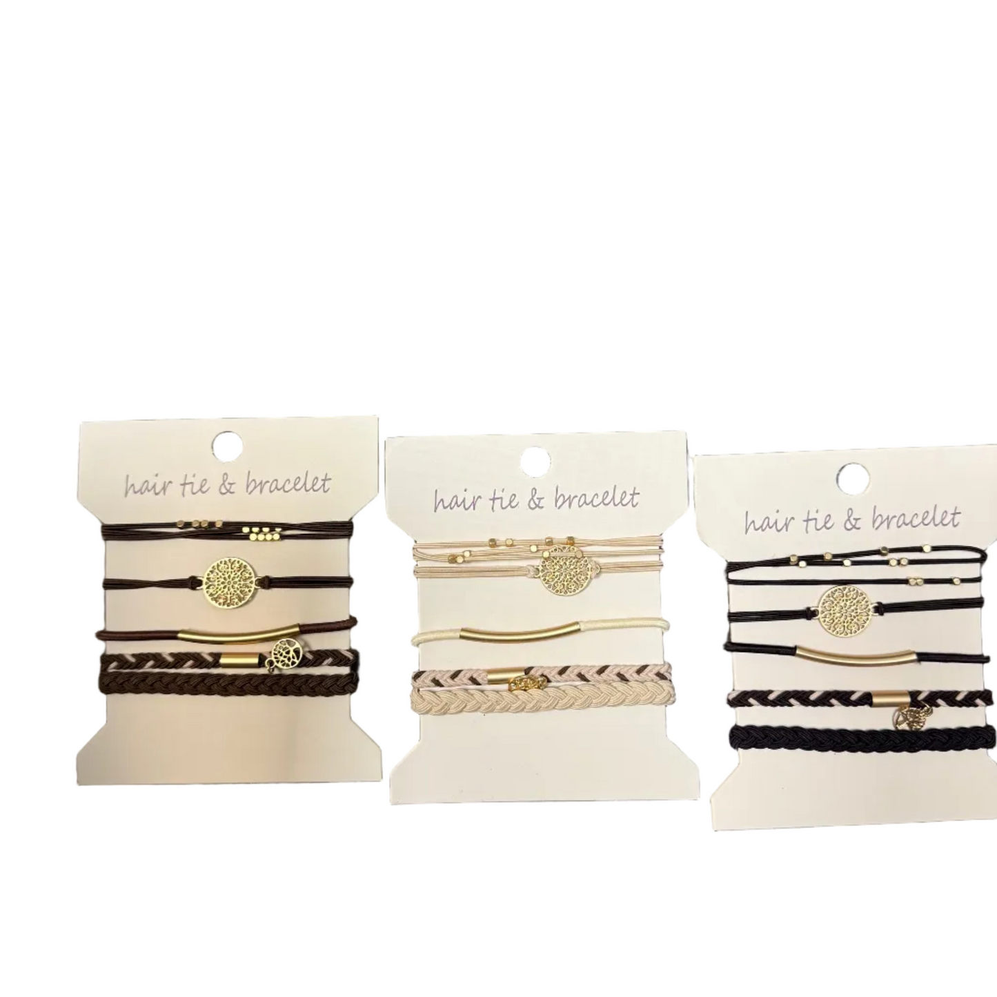Hair Tye & Bracelet Set