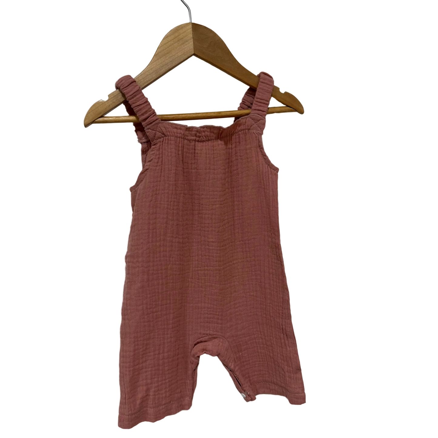 Dusty Rose Pants Romper