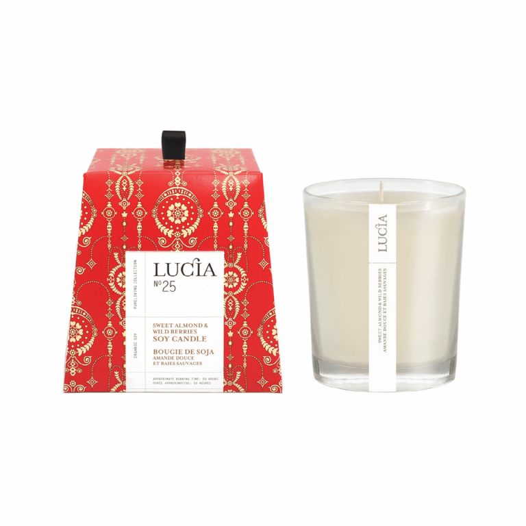 Lucia Sweet Almond and Wild Berries Soy Candle