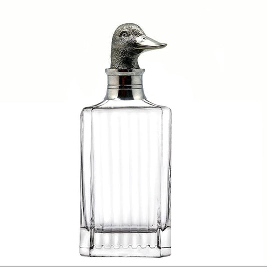 Crystal Whiskey Decanter Duck