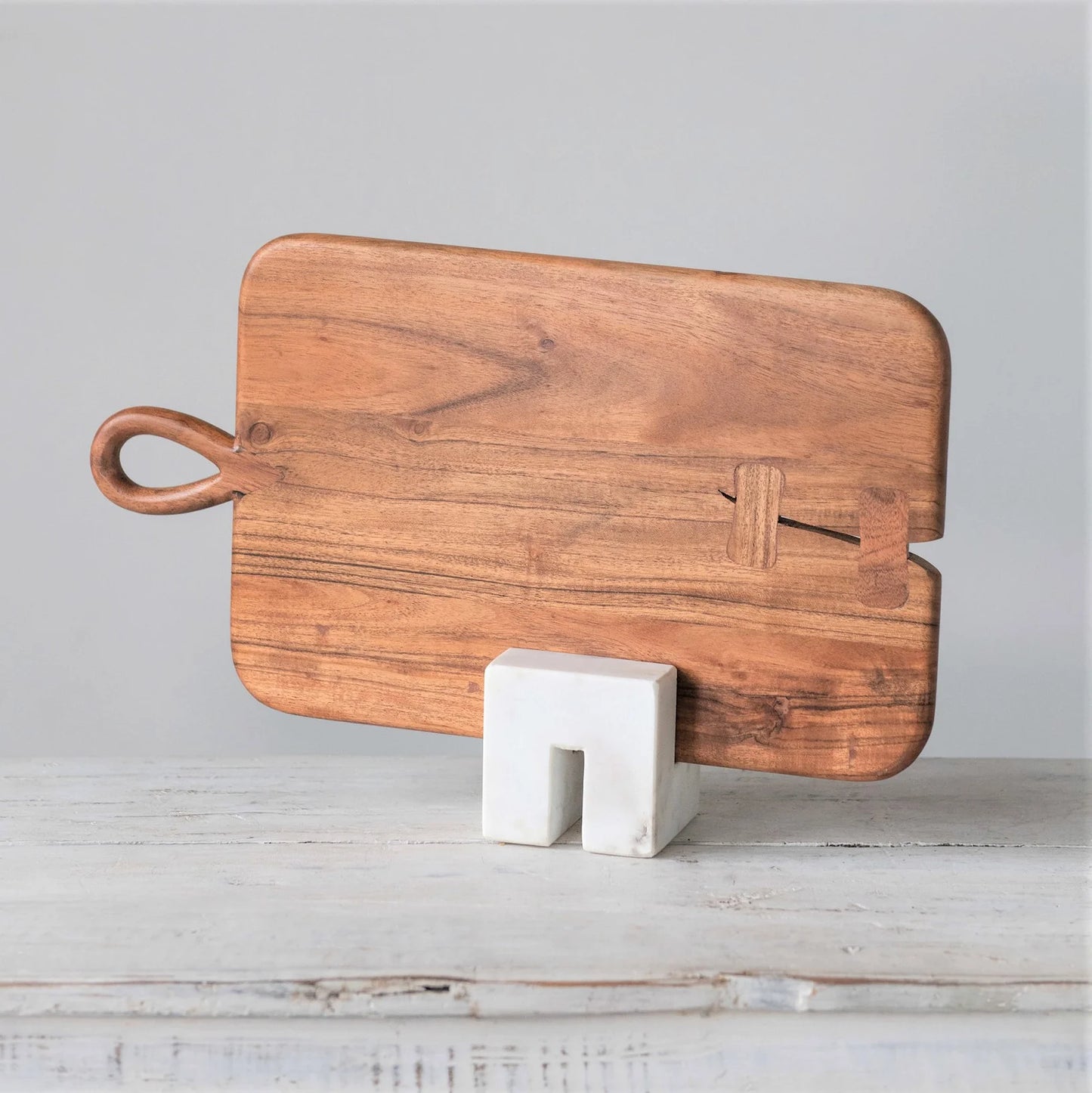 Square Marble Cookbook Stand