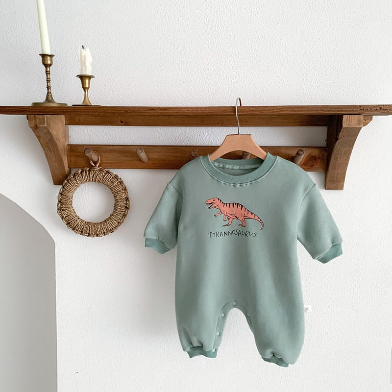 Dino Jumpsuit Long Sleeve