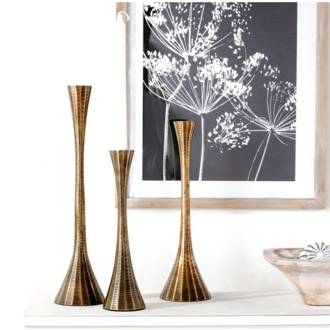 Aluminum Candle Holder, 3 Sizes