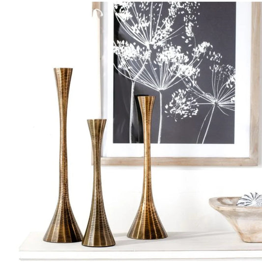 Aluminum Candle Holder, 3 Sizes
