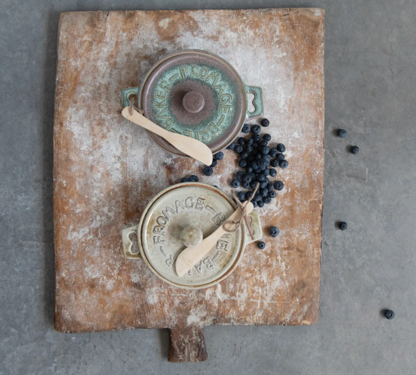 Brie Baker and Bamboo Spreader