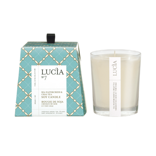 LUCIA N°7 Sea Watercress & Chai Tea Candle
