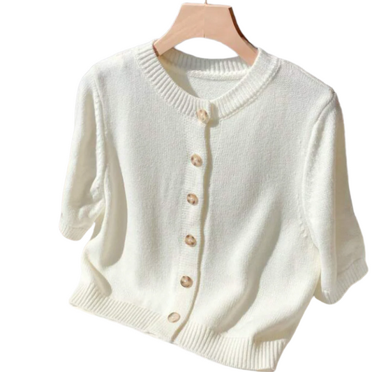 Baby Knit Cardigan Beige