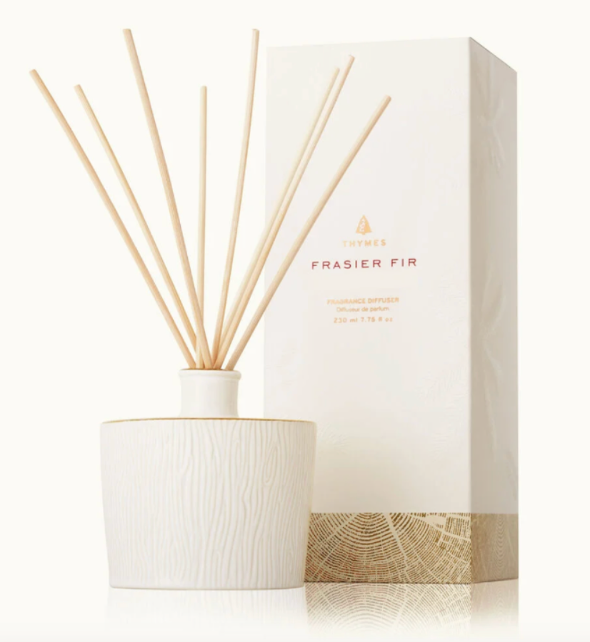 Large Frasier Fir Gilded Ceramic Reed Diffuser