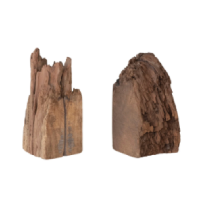 Found Wood Fragment/ Book End (Each One Will Vary)