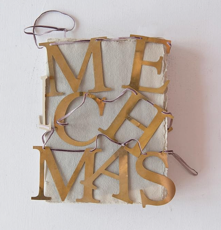 Merry Christmas Metal Garland