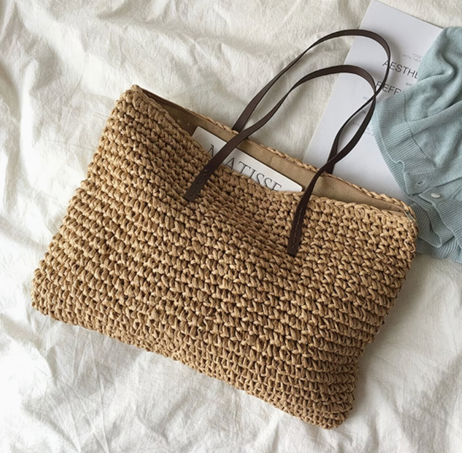 Straw Tote Bag