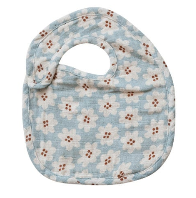 Cotton Double Cloth Printed Baby Bib with Pattern