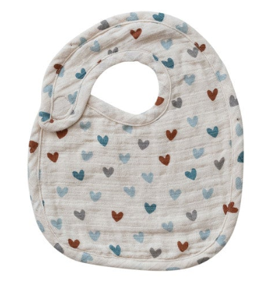 Cotton Double Cloth Printed Baby Bib with Pattern