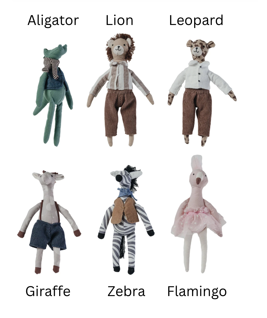 Plush Animal in Clothes