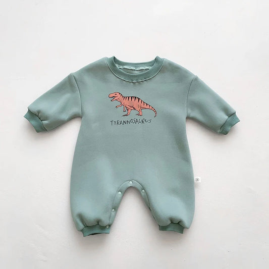 Dino Jumpsuit Long Sleeve