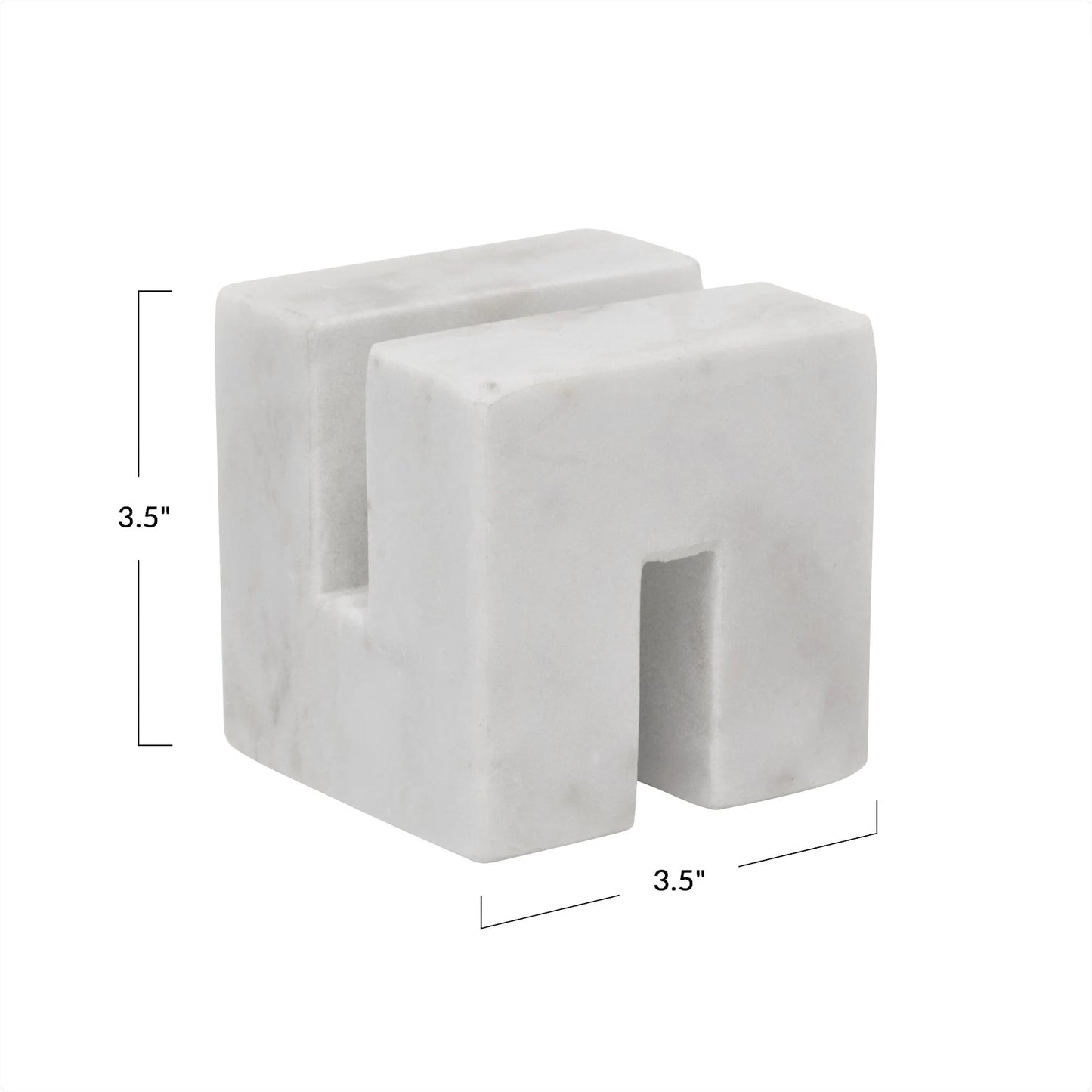 Square Marble Cookbook Stand