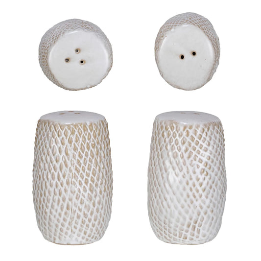 Set of 2 - Salt & Pepper Stoneware