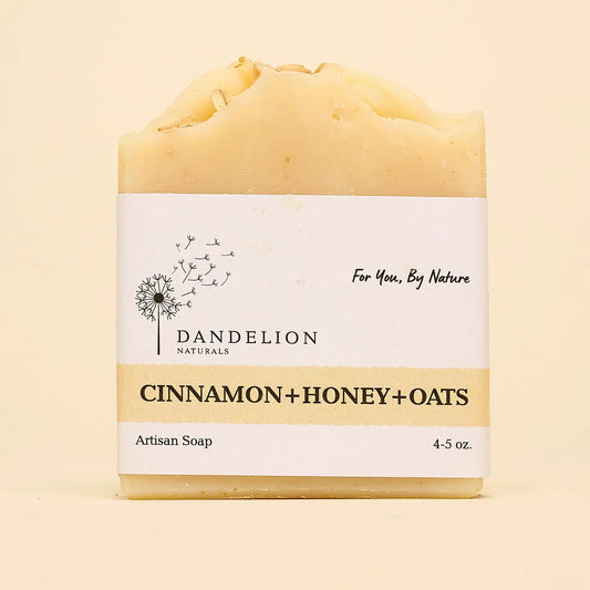 Cinnamon Honey Oats Bar Soap | All Natural Artisan Soap Bar