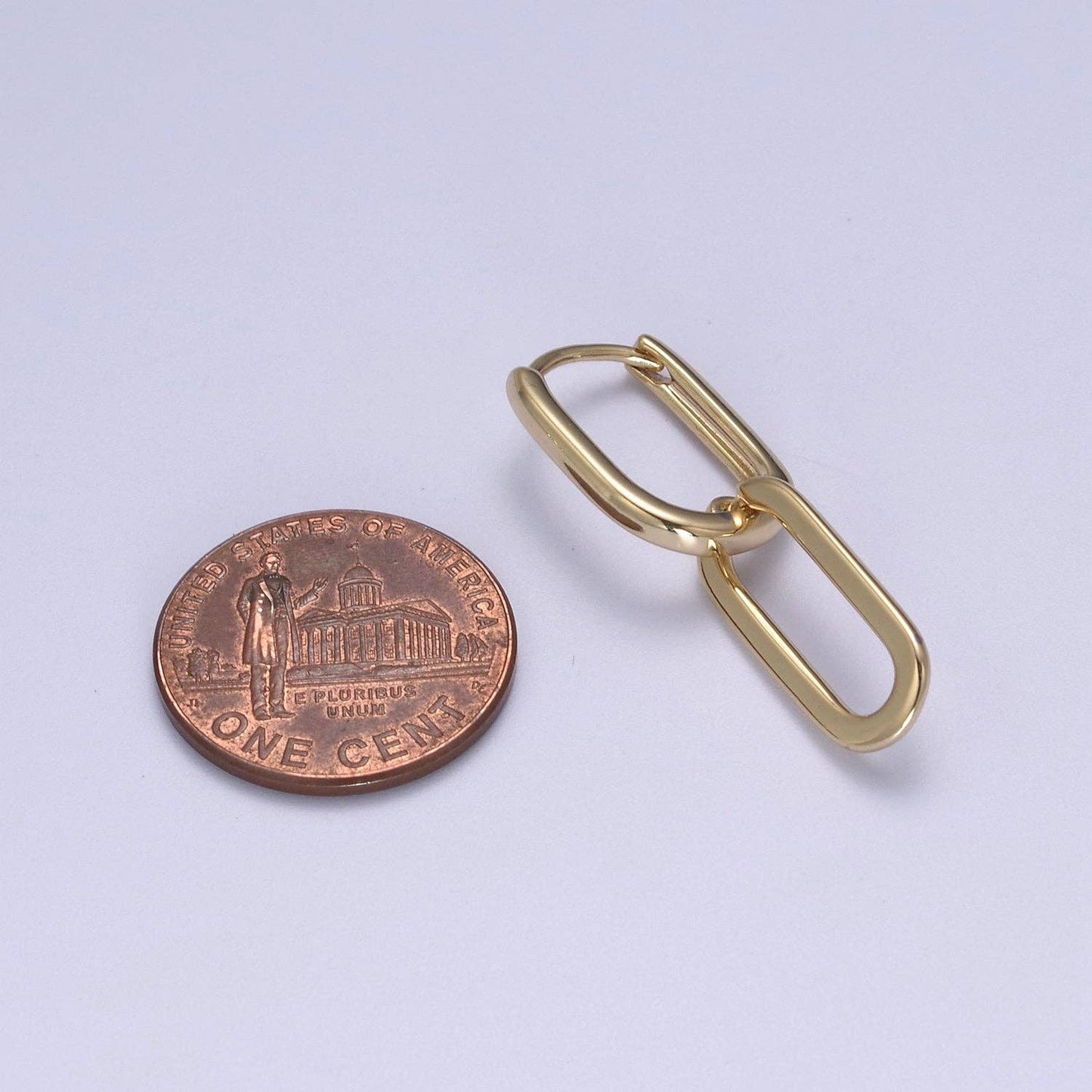 Oval Link 14K Gold Filled Earrings