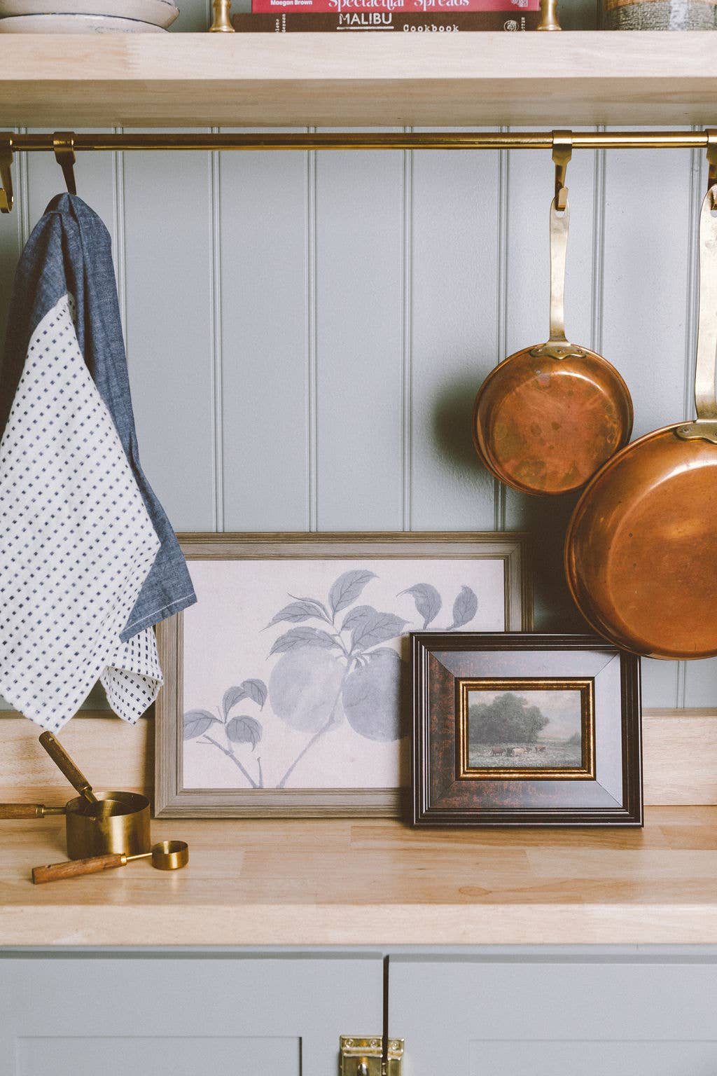 Branch of Fruit Bearing Tree Framed Antique Art