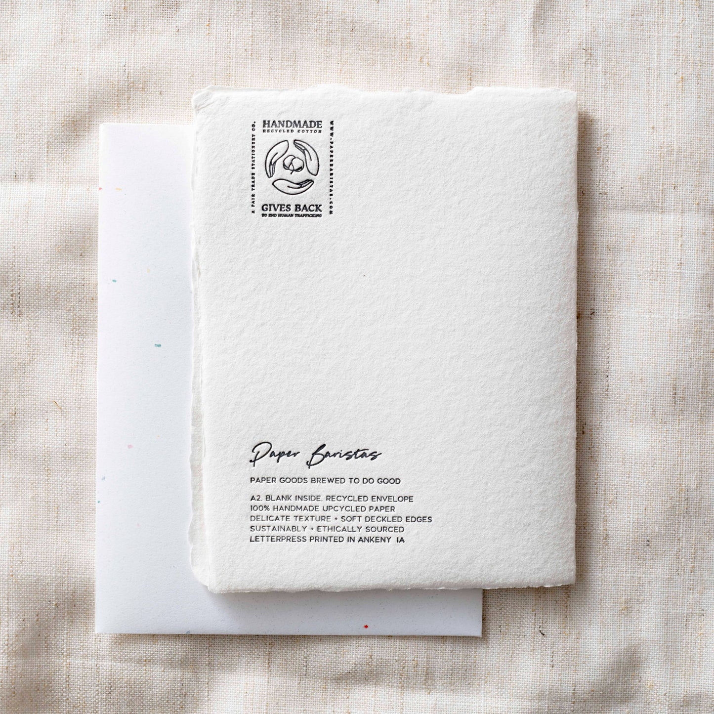 Welcome Little One | Baby Shower Greeting Card: Flat A2 Greeting Card. Blank on Back.