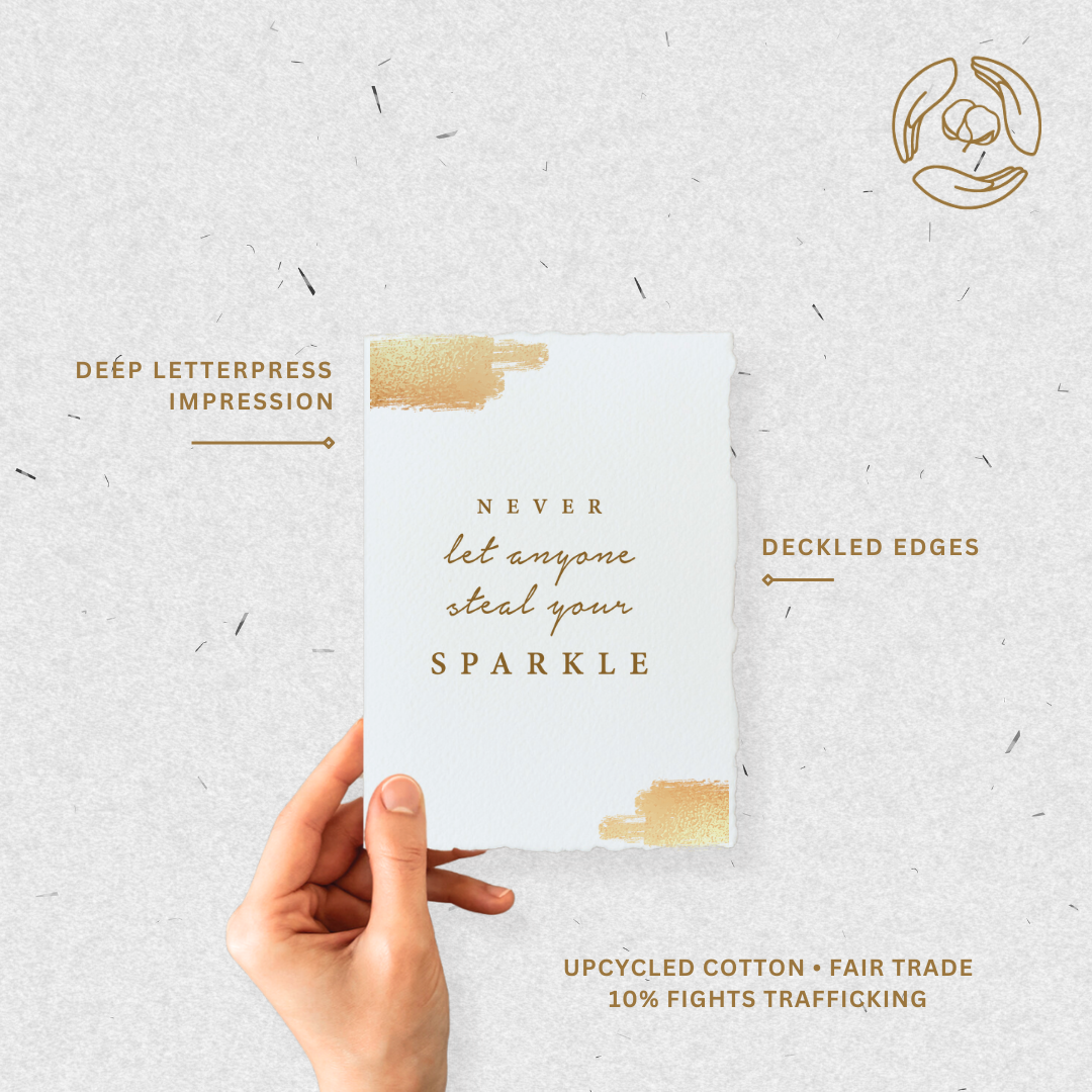 Never Let Anyone Steal Your Sparkle | Greeting Card