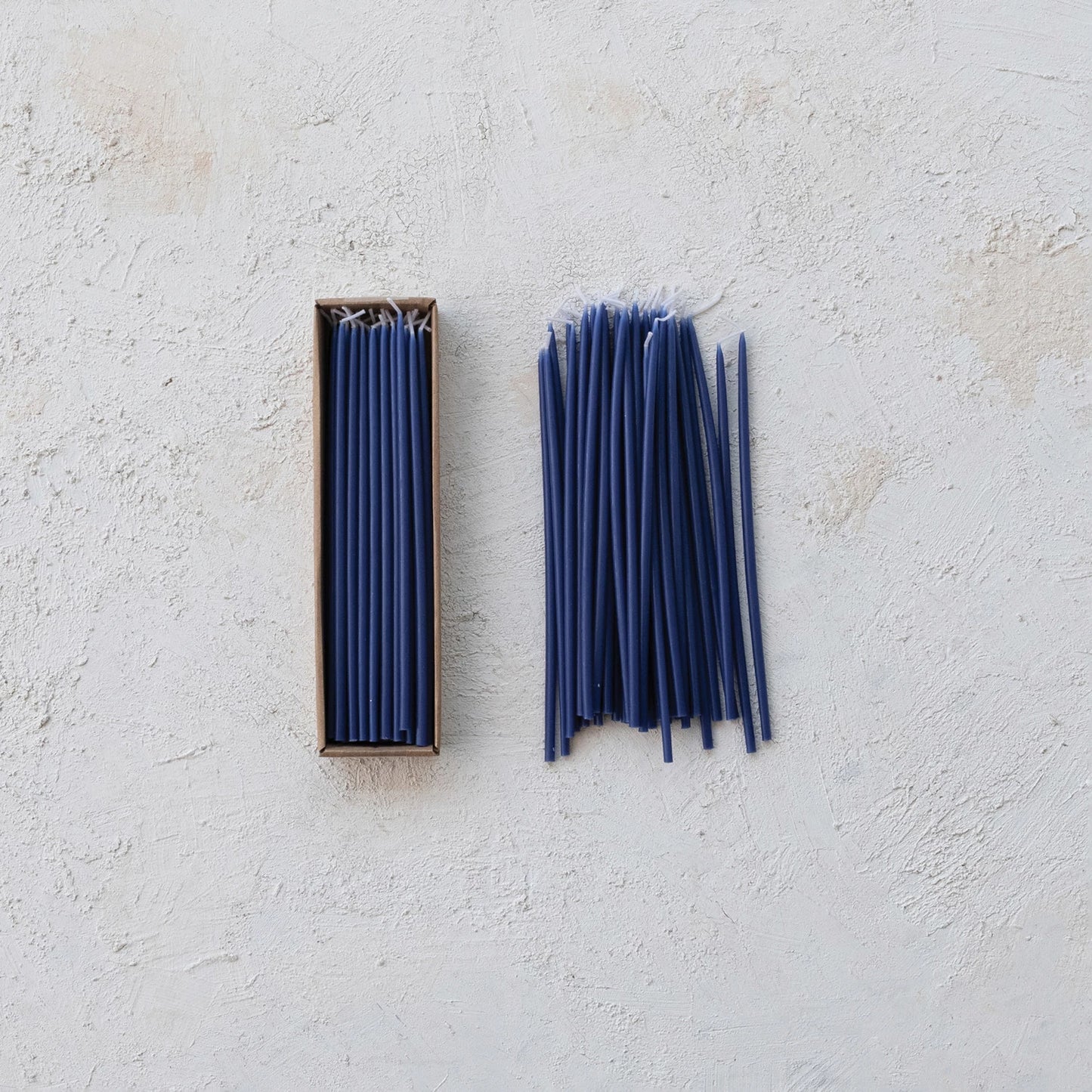 BLUE - Thin Taper Candles