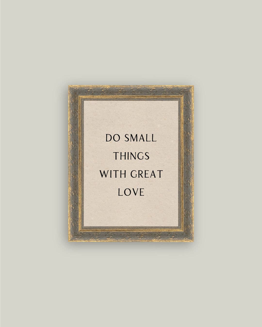 Do Small Things