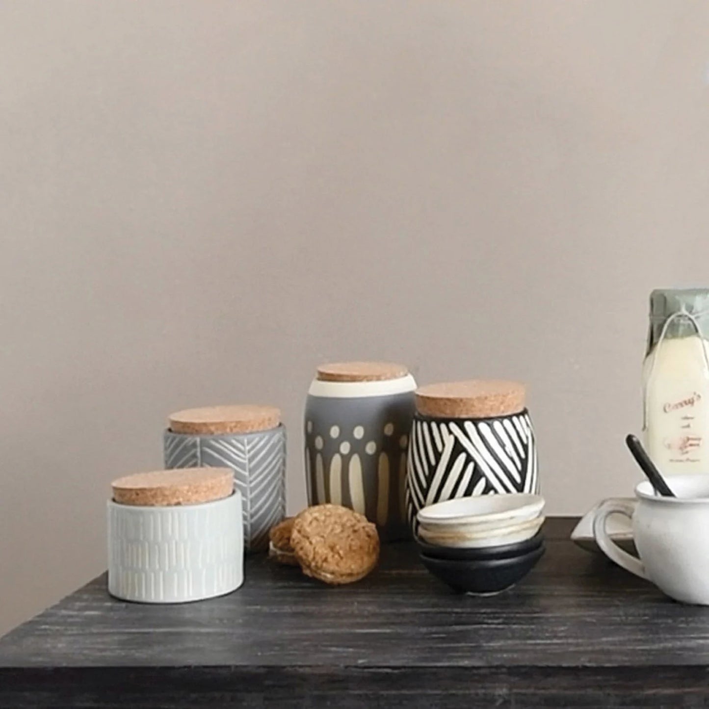 Mini Stoneware Bowl, 2 Colors