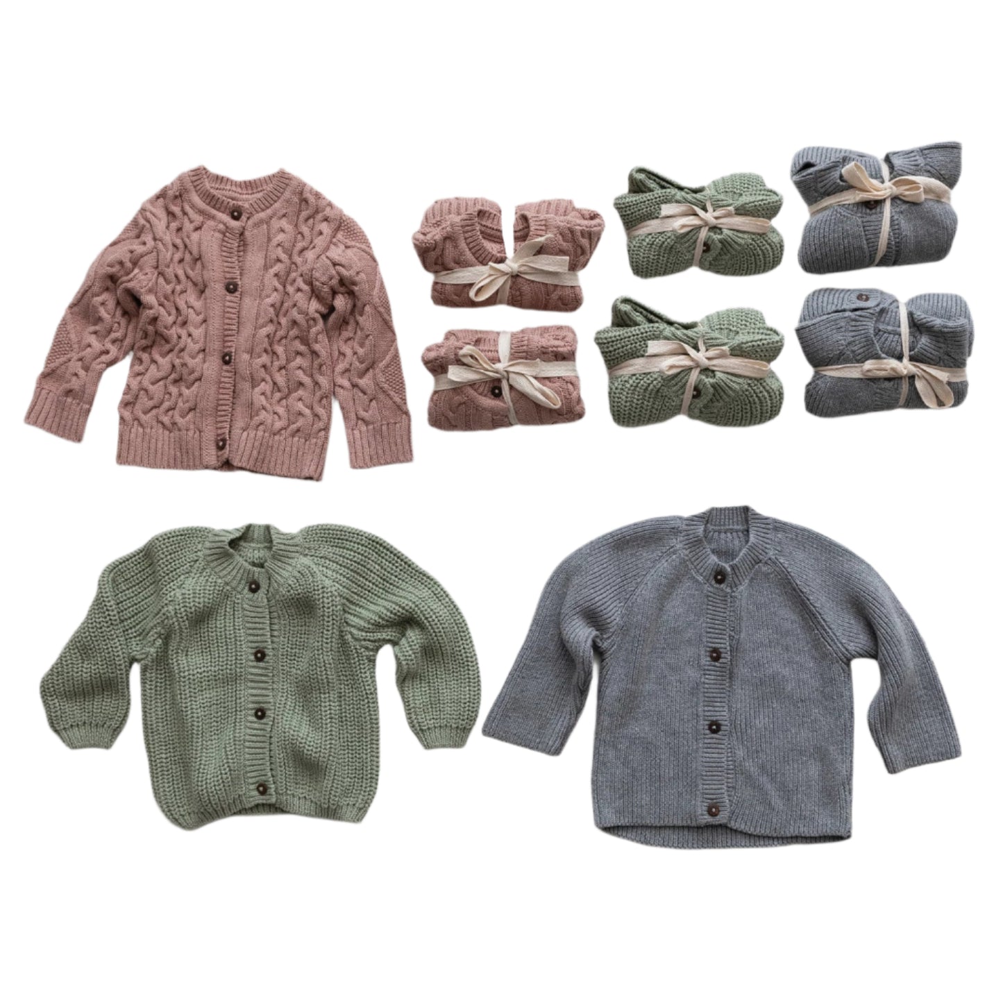 Cotton Knit Baby Sweater