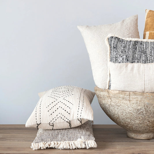 Hand Embroidered Pillow