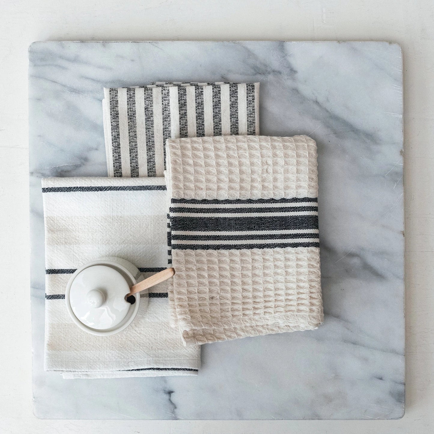 Woven Cotton Tea Towel, 3 styles