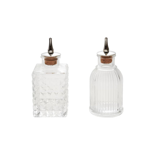 Glass Bitters Bottle with Spout