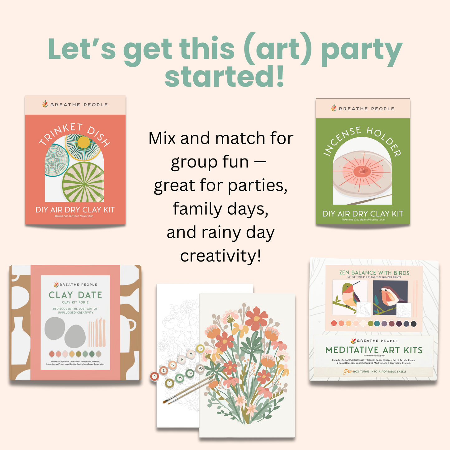 DIY Air Dry Clay Kit- Make Your Own Trinket Dish