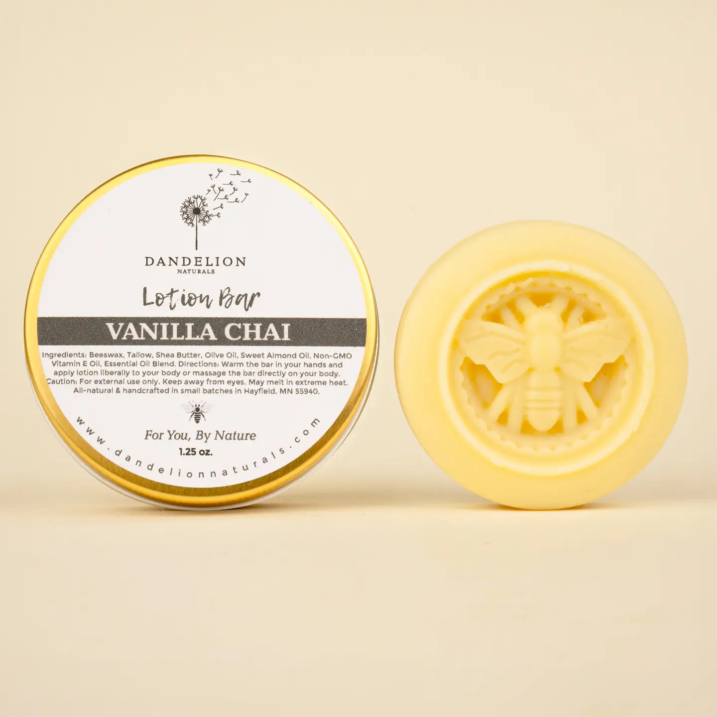 Vanilla Chai Tallow Lotion Bar