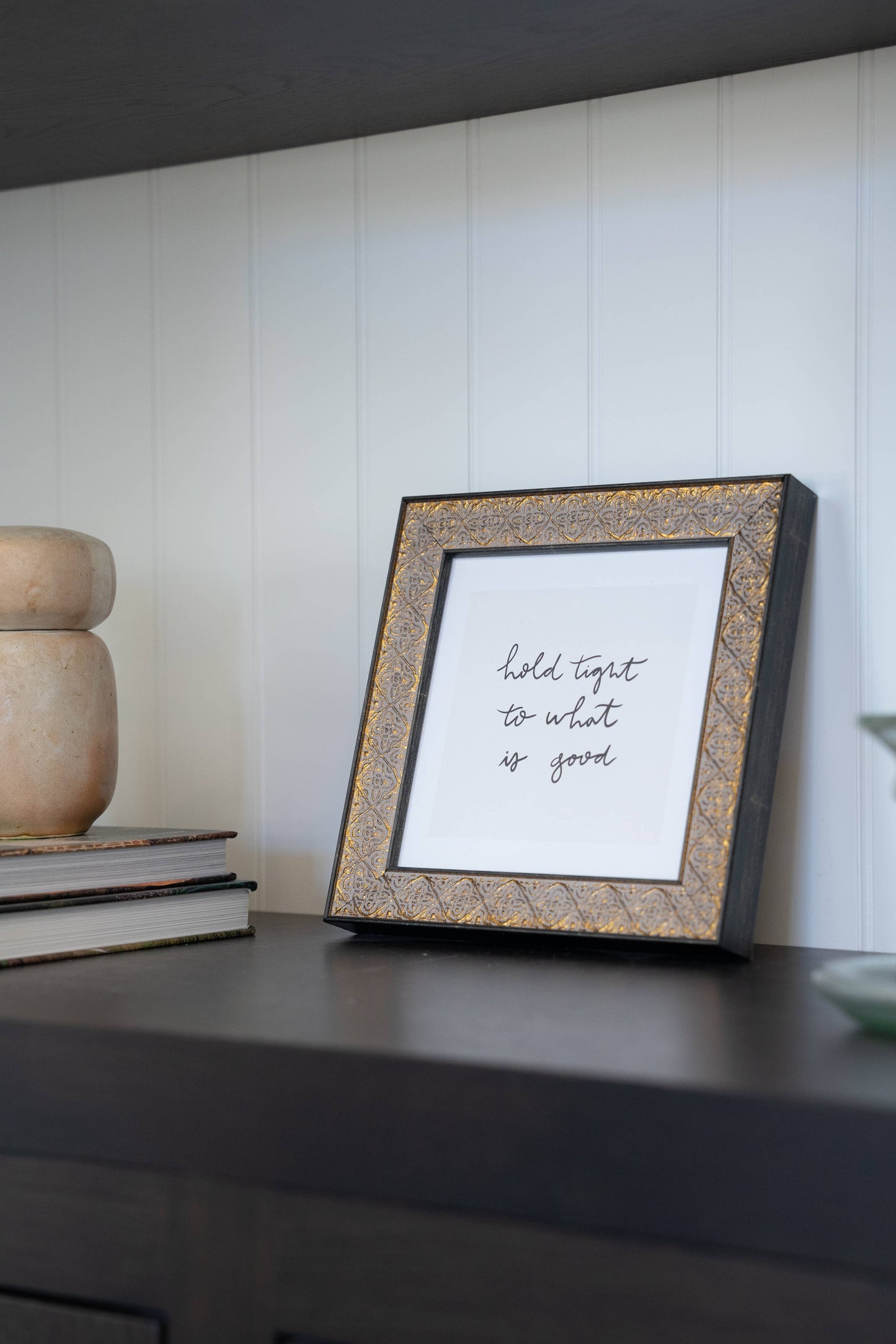 Hold Tight Framed Antique Print