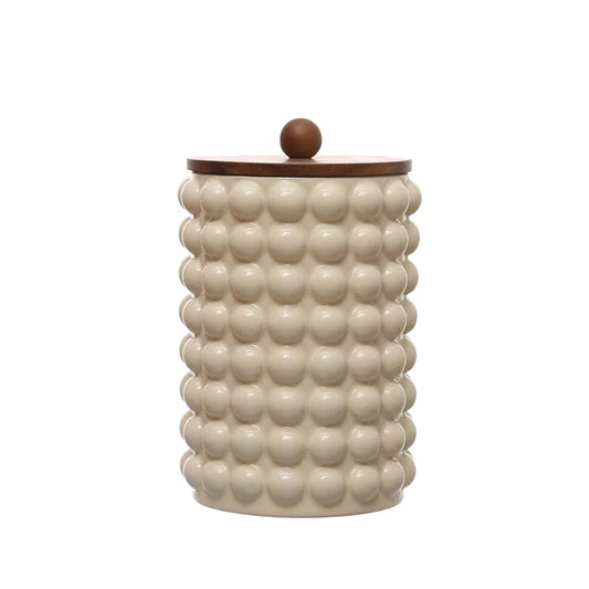 Stoneware Canister Large