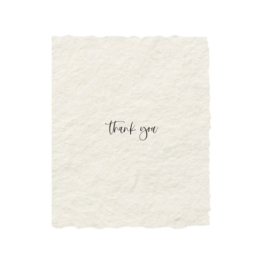"Thank You" Gratitude Card