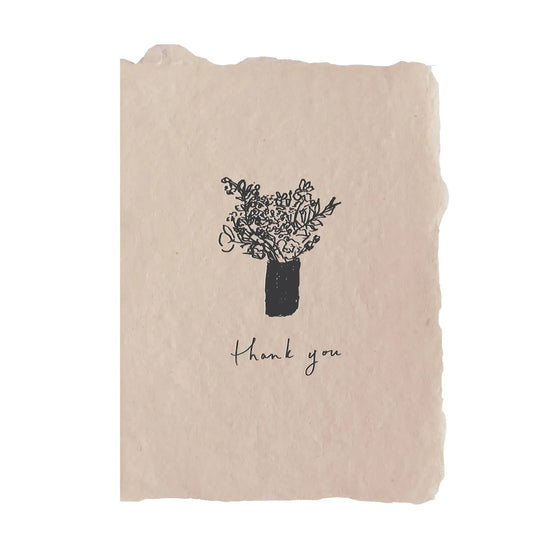 Thank You Bouquet Card
