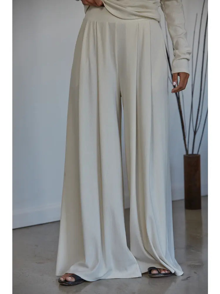 AVELINE PANTS, Cream