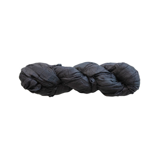 Torn Silk Ribbon - Black