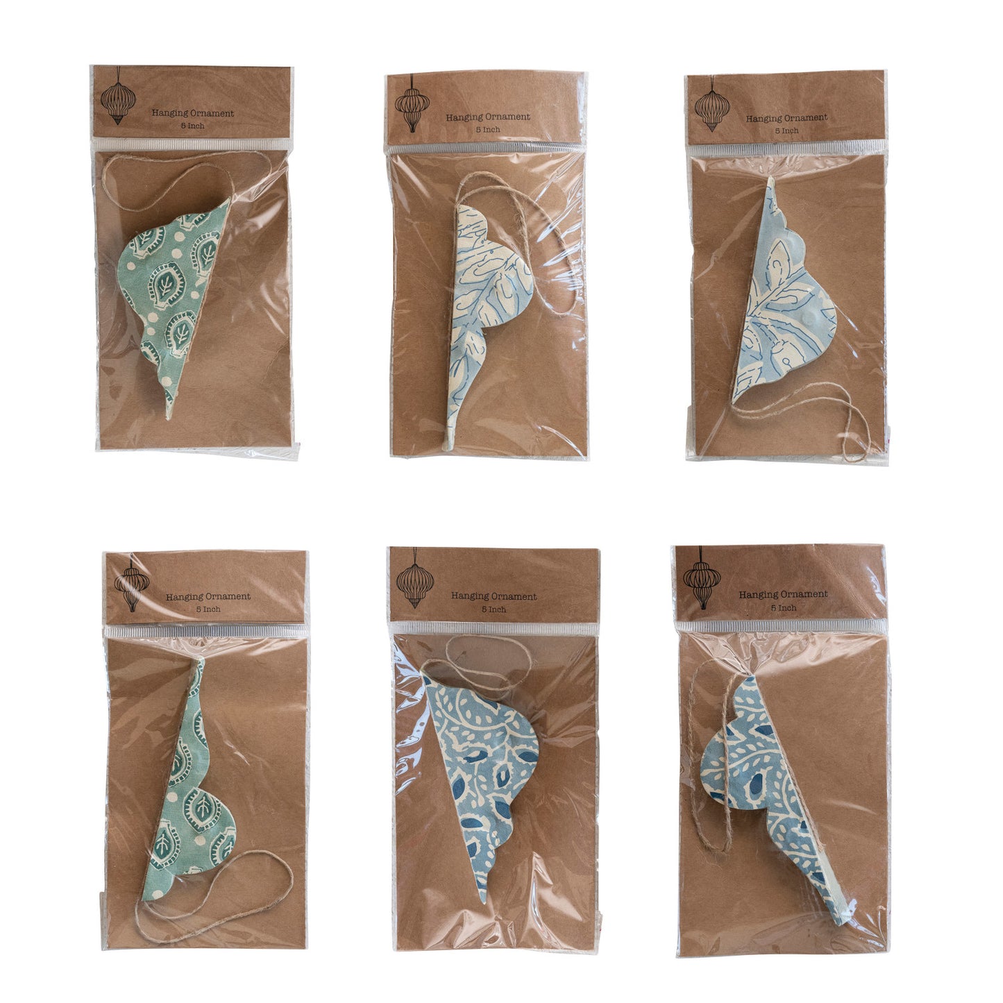 Paper Folding Honeycomb Finial Ornament 6 styles