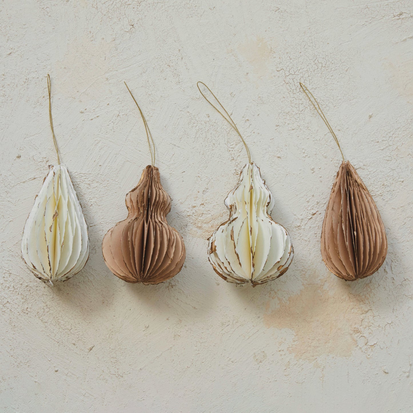 Handmade Paper Folding Honeycomb Finial Ornament